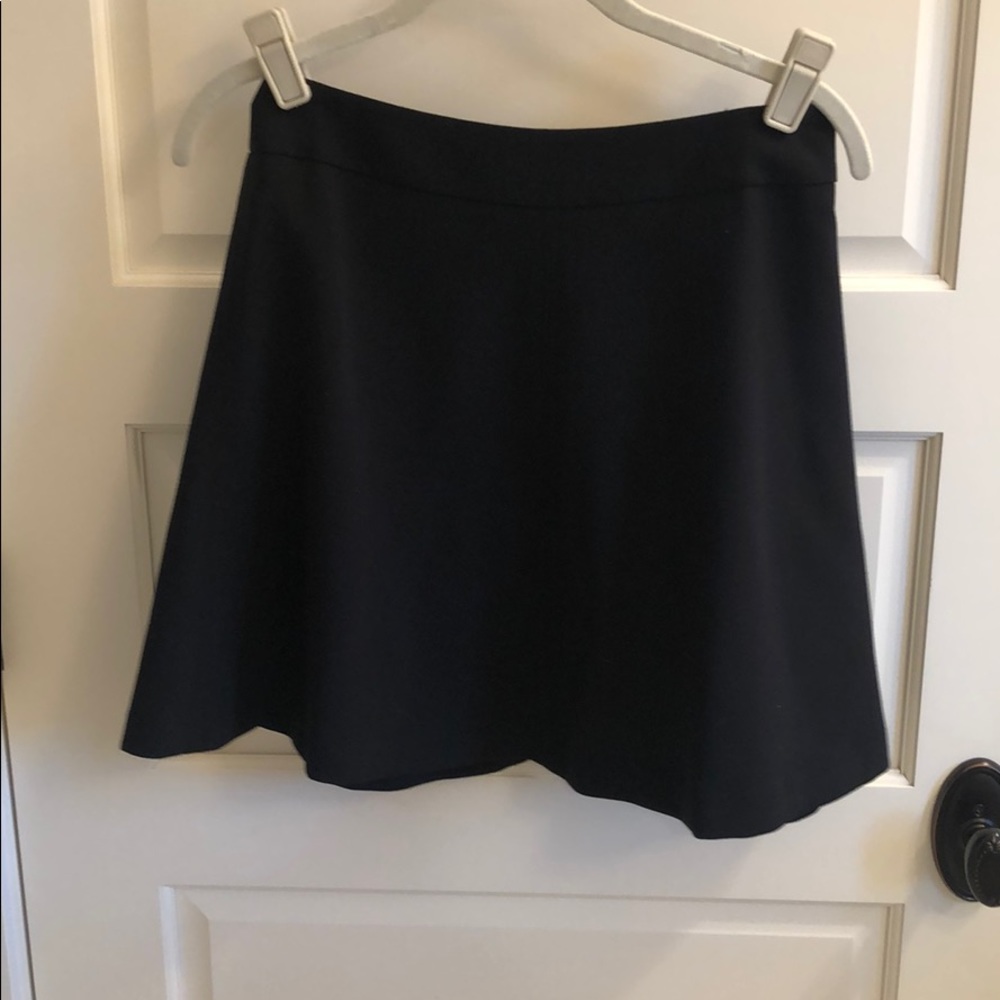 Ann Taylor LOFT black skater skirt